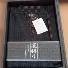 新品　甚平セット　裏勝り　Mサイズ　黒系　メンズ