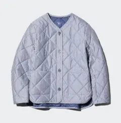 UNIQLO PUFFTECH キルティングジャケット ストライプ　S