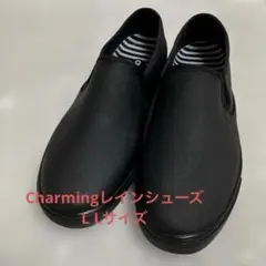 Charming レインシューズ スリッポン ブラック LLのサムネイル