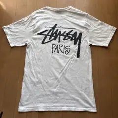 STUSSY ステューシー Tシャツ S ホワイト PARIS 両面プリントのサムネイル