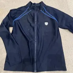 ネイビー ジップアップ ラッシュガード