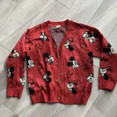 ミッキー・ミニー ニットカーディガン