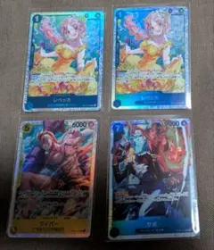 ワンピースカード　神の島の冒険　　　レベッカSR サボSR ワイパーSR