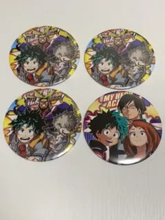 ヒロアカ展 缶バッジ 最強トリオ 4点セット