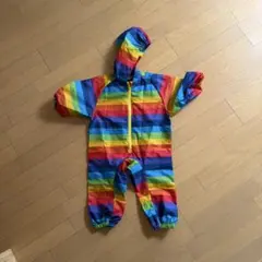 レインボー ベビーレインコート 90
