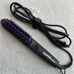 【美品】DAFNInano ブラシヘアアイロン ブラック・パープル