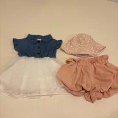 CECILMcBEE 女の子 夏服 80cm 3点セット まとめ売り 保育園着のサムネイル