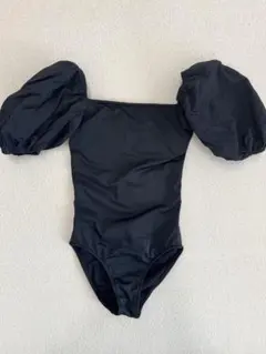 toiro 完売　ブラック パフスリーブ ワンピース水着