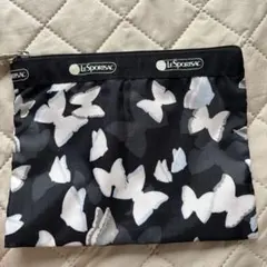 LESPORTSAC 蝶柄　ミニポーチ