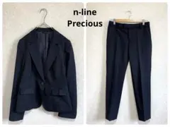 【美品】1ボタンショート丈ジャケット リターンカフス パンツ オールシーズンM