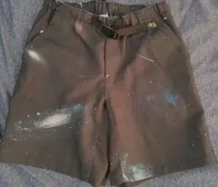 ゴースローキャラバン ハーフパンツ 宇宙柄 ブラックのサムネイル