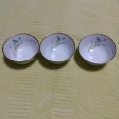 香蘭社  蘭のひびき 湯呑み ３個セット