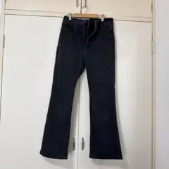 ユニクロ　ブーツカットデニム 27インチ ダークブルー