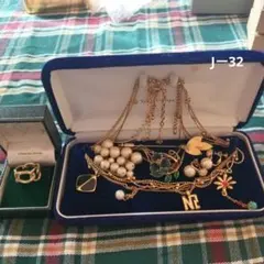 遺品生前整理アクセサリーまとめK18パールトップK18gpネックレスニナリッチ