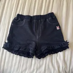 ミキハウス　デニム風ショートパンツ　120cm