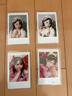 月足天音 プリントチェキ 4枚セット