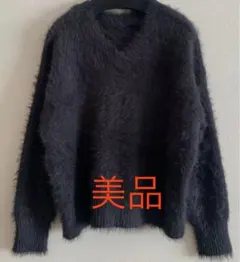 センスオブプレイス　アーバンリサーチ　シャギーニット　セーター　ファー