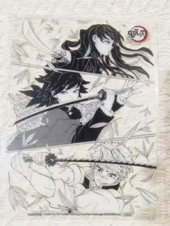 鬼滅の刃 pvc透明マット 冨岡義勇＆時透無一郎＆不死川実弥　書籍特典