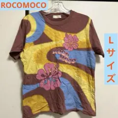 ROCOMOCO 半袖　花柄　Tシャツ　Lサイズ
