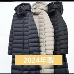UNIQLO ライトダウン　コート　ロング　2024年製
