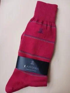 LANVIN　靴下　ソックス　25-27cm　レッド　赤のサムネイル