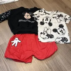 ミッキーマウス トレーナー　Tシャツ ショートパンツ 100〜110のサムネイル