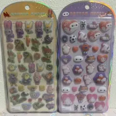 国内正規品 コットンパフィー シール ディズニー ズートピア ベイマックス