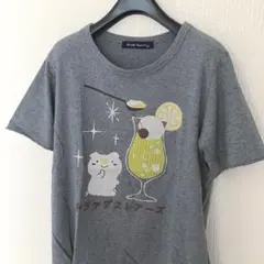 【ドラッグストアーズ】レトロ風 プリント Tシャツ サイズ3のサムネイル