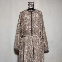 値下げ中！美品 SONNYLABEL ペイズリー柄長袖ワンピース