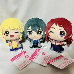 学マス　ちびぐるみ　学園生活　全3種 花海咲季　月村手毬　藤田ことね