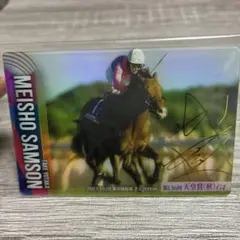 メイショウサムソン　サラブレッドホースコレクション 第2R 武豊　ウエハース
