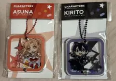 abec展　シャカシャカアクリルキーホルダー　SAO アスナ　キリト