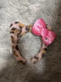 USJ ヒョウ柄リボンカチューシャ HELLO KITTY キティーちゃん