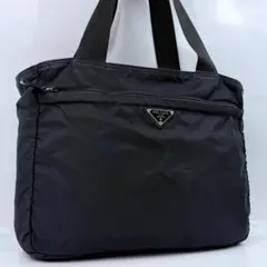 ぬしこ様専用 PRADA プラダ トートバッグ 三角ロゴ ナイロン 白タグ