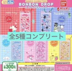 サンリオキャラクターズ　ボンボンドロップミニチュアチャーム2 フルコンプ