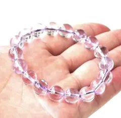 【気の保管庫】26個サイズ水 8mm 水晶ブレスレットおまけ遠隔レイキ処置あり 気の保管庫】22個サイズ紫 8mm 水晶ブレスレットおまけ遠隔レイキ処置