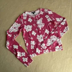 イタリアDENNY ROSE 花柄長袖カーディガン Sサイズのサムネイル