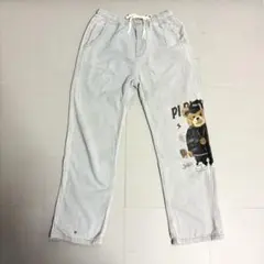クマ カジュアルパンツ デニム ウエストゴム Sのサムネイル