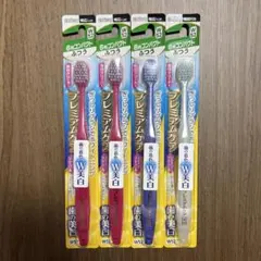 エビス 歯ブラシ プレミアムケア 6列コンパクト ふつう 4本セットのサムネイル