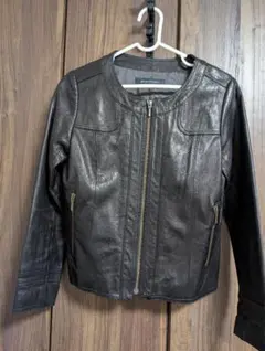 SPICK AND SPAN ブラックレザージャケット