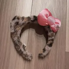 キティ ヒョウ柄 カチューシャ USJ