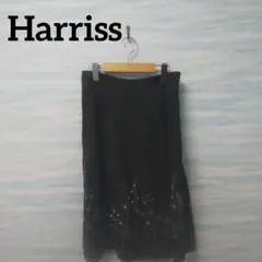 【Harriss】刺繍入りスカート ブラック Sサイズのサムネイル