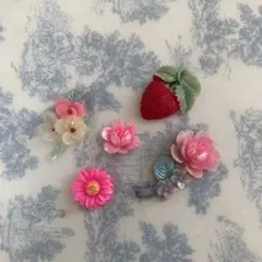 ヴィンテージ　セルロイド　カボションCset