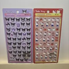 サンリオ ボンボンドロップシールmini クロミ　キティ　2枚セット