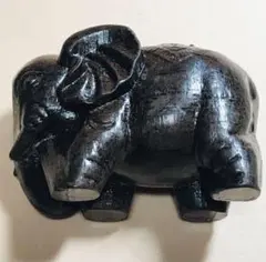 象　オブジェ　置物　木製　木彫り