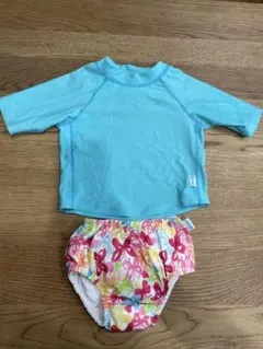アイプレイ ベビー水着セット 2歳 90cm おむつ機能付きスイムパンツ