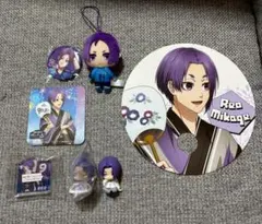 新品ブルーロック御影玲王 缶バッジ、うちわ、コースター、ガチャガチャ まとめ売り