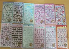 サンリオ　ボンボンドロップシール　うるちゅるポップシール　12種