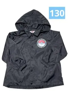 ポケモン　ジャンパー　ウィンドブレーカー　130 ピカチュウ　黒　匿名　即日発送