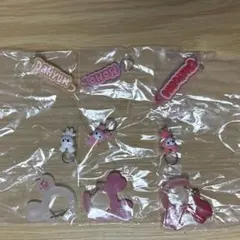 【TWICE】LOVELYS アクリルカラビナフロッキーマスコット 3つセット